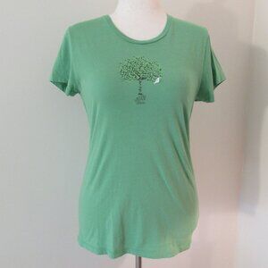The North Face Green Bird in a Tree Cotton Tee Large